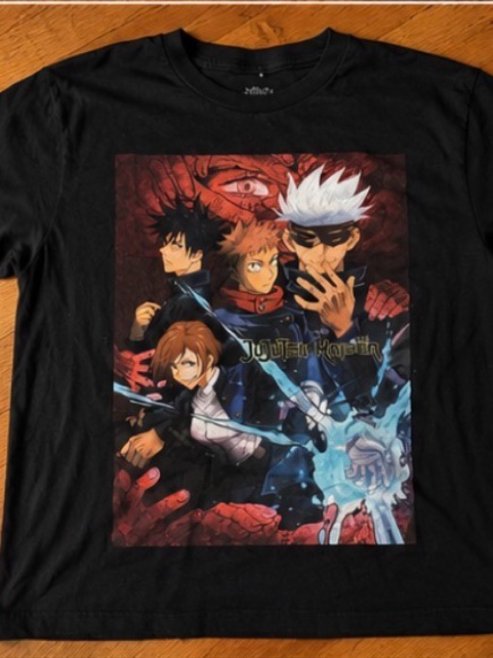 Black Jujutsu Kaisen Graphic Kids Tee